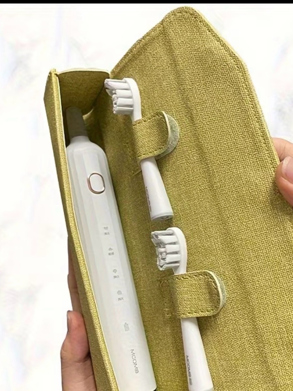 Travel Electric Toothbrush Case - Protective Brush Holder Black/Pink/Green